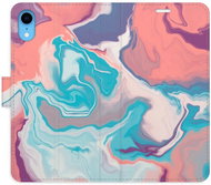 iSaprio flip pouzdro Abstract Paint 06 pro iPhone XR - Phone Cover