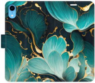 iSaprio flip case Blue Flowers 02 for iPhone XR - Phone Cover