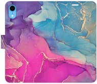 iSaprio flip pouzdro Colour Marble 02 pro iPhone XR - Phone Cover