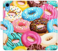 iSaprio flip puzdro Donuts Pattern 02 pre iPhone XR - Kryt na mobil