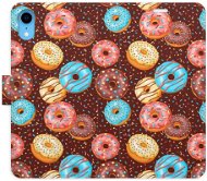 iSaprio flip puzdro Donuts Pattern pre iPhone XR - Kryt na mobil