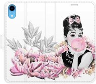 iSaprio flip puzdro Girl with bubble na iPhone XR - Kryt na mobil