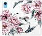 Kryt na mobil iSaprio flip puzdro Pink Flowers pre iPhone XR - Kryt na mobil
