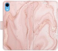 iSaprio flip puzdro RoseGold Marble na iPhone XR - Kryt na mobil