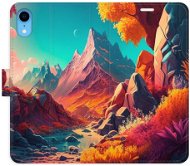 iSaprio flip puzdro Colorful Mountains pre iPhone XR - Kryt na mobil