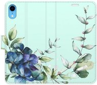 iSaprio flip pouzdro Blue Flowers pro iPhone XR - Phone Cover