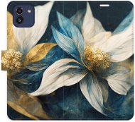 iSaprio flip pouzdro Gold Flowers pro Samsung Galaxy A03 - Phone Cover