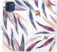 iSaprio flip pouzdro Ornamental Leaves pro Samsung Galaxy A03 - Phone Cover
