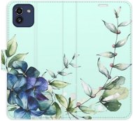 iSaprio flip pouzdro Blue Flowers pro Samsung Galaxy A03 - Phone Cover