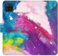 iSaprio flip pouzdro Abstract Paint 05 pro Samsung Galaxy A12 - Phone Cover
