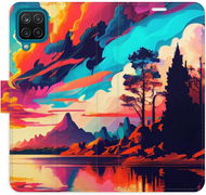 iSaprio flip pouzdro Colorful Mountains 02 pro Samsung Galaxy A12 - Phone Cover