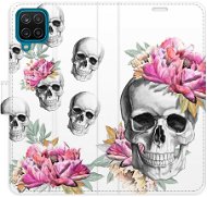 iSaprio flip pouzdro Crazy Skull pro Samsung Galaxy A12 - Phone Cover