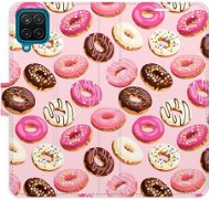 iSaprio flip pouzdro Donuts Pattern 03 pro Samsung Galaxy A12 - Phone Cover