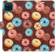 iSaprio flip pouzdro Donuts Pattern pro Samsung Galaxy A12 - Phone Cover