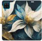 iSaprio flip pouzdro Gold Flowers pro Samsung Galaxy A12 - Phone Cover