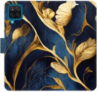 iSaprio flip pouzdro GoldBlue pro Samsung Galaxy A12 - Phone Cover