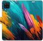 iSaprio flip pouzdro Orange Paint 02 pro Samsung Galaxy A12 - Phone Cover