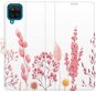 Phone Cover iSaprio flip pouzdro Pink Flowers 03 pro Samsung Galaxy A12 - Kryt na mobil