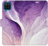 iSaprio flip pouzdro Purple Paint pro Samsung Galaxy A12 - Phone Cover