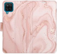 iSaprio flip pouzdro RoseGold Marble pro Samsung Galaxy A12 - Phone Cover