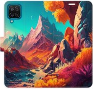 iSaprio flip puzdro Colorful Mountains pre Samsung Galaxy A12 - Kryt na mobil