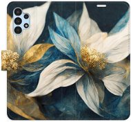 iSaprio flip puzdro Gold Flowers pre Samsung Galaxy A13/A13 5G - Kryt na mobil