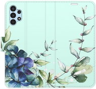 iSaprio flip pouzdro Blue Flowers pro Samsung Galaxy A13 / A13 5G - Kryt na mobil