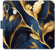 iSaprio flip pouzdro GoldBlue pro Samsung Galaxy A20e - Phone Cover