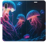 Phone Cover iSaprio flip pouzdro Jellyfish pro Samsung Galaxy A20e - Kryt na mobil