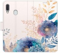 iSaprio flip pouzdro Ornamental Flowers 03 pro Samsung Galaxy A20e - Phone Cover