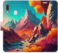 iSaprio flip pouzdro Colorful Mountains pro Samsung Galaxy A20e - Phone Cover