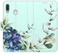 iSaprio flip pouzdro Blue Flowers pro Samsung Galaxy A20e - Phone Cover