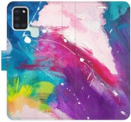 iSaprio flip puzdro Abstract Paint 05 pre Samsung Galaxy A21s - Kryt na mobil