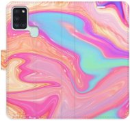 iSaprio flip puzdro Abstract Paint 07 pre Samsung Galaxy A21s - Kryt na mobil