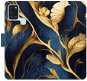 Kryt na mobil iSaprio flip puzdro GoldBlue pre Samsung Galaxy A21s - Kryt na mobil