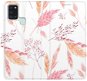 Kryt na mobil iSaprio flip puzdro Ornamental Flowers na Samsung Galaxy A21s - Kryt na mobil