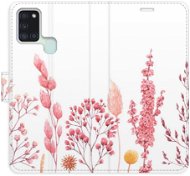 iSaprio flip pouzdro Pink Flowers 03 pro Samsung Galaxy A21s - Phone Cover