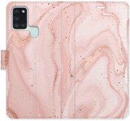 iSaprio flip pouzdro RoseGold Marble pro Samsung Galaxy A21s - Phone Cover
