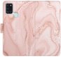 Phone Cover iSaprio flip pouzdro RoseGold Marble pro Samsung Galaxy A21s - Kryt na mobil