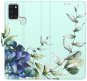 iSaprio flip puzdro Blue Flowers pre Samsung Galaxy A21s - Kryt na mobil