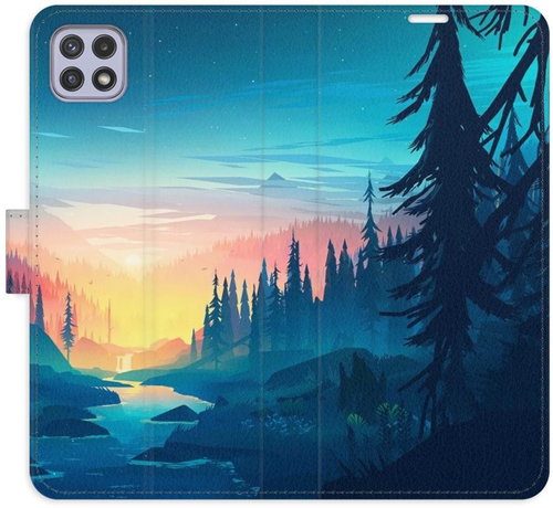 iSaprio flip pouzdro Magical Landscape pro Samsung Galaxy A22 5G - Phone Cover - Main image