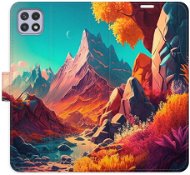 iSaprio flip pouzdro Colorful Mountains pro Samsung Galaxy A22 5G - Phone Cover