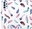 Pouzdro Colorful Feathers pro Samsung Galaxy A23 / A23 5G