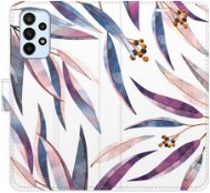 iSaprio flip pouzdro Ornamental Leaves pro Samsung Galaxy A23 / A23 5G - Phone Cover