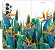 iSaprio flip pouzdro Exotic Flowers 02 pro Samsung Galaxy A32 - Phone Cover