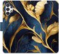iSaprio flip pouzdro GoldBlue pro Samsung Galaxy A32 - Phone Cover