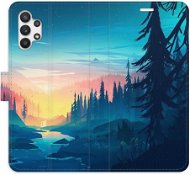 iSaprio flip puzdro Magical Landscape pre Samsung Galaxy A32 - Kryt na mobil