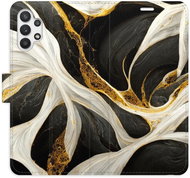 iSaprio flip case BlackGold Marble for Samsung Galaxy A32 5G - Phone Cover