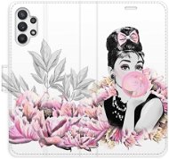 iSaprio flip puzdro Girl with bubble na Samsung Galaxy A32 5G - Kryt na mobil