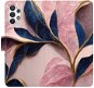 Phone Cover iSaprio flip pouzdro Pink Leaves pro Samsung Galaxy A32 5G - Kryt na mobil